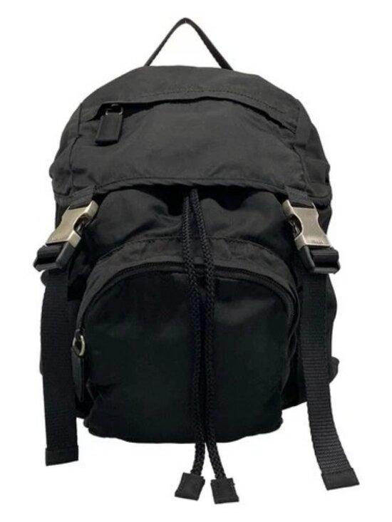 PRADA - V140 Black Nylon Backpack main image 11